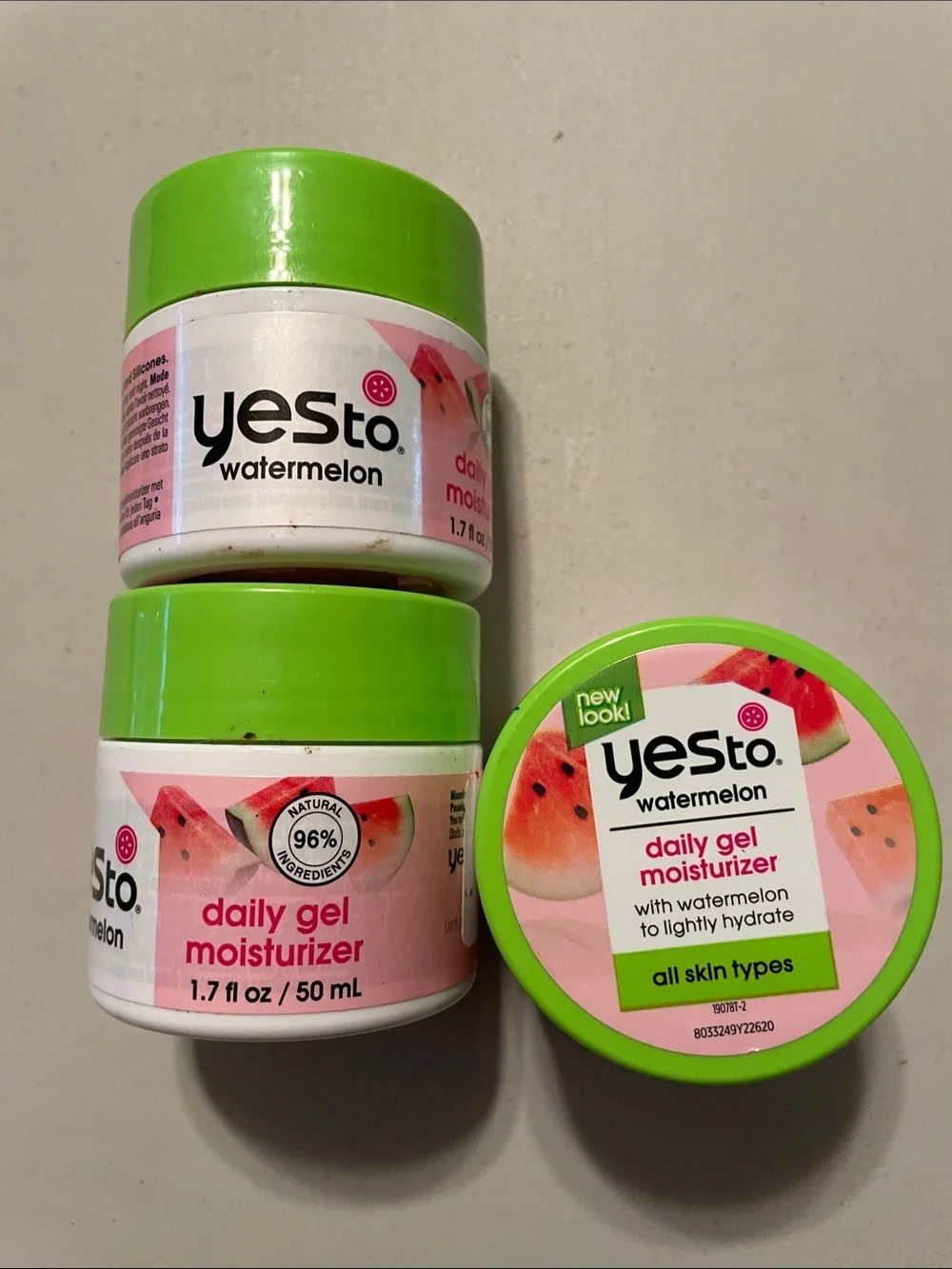 Watermelon Daily Gel Moisturizer - Green Yesto New Bundle X3